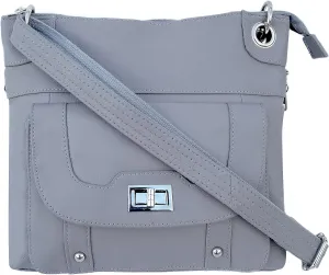 Ladies' Gun Concealment Crossbody Bag Grey