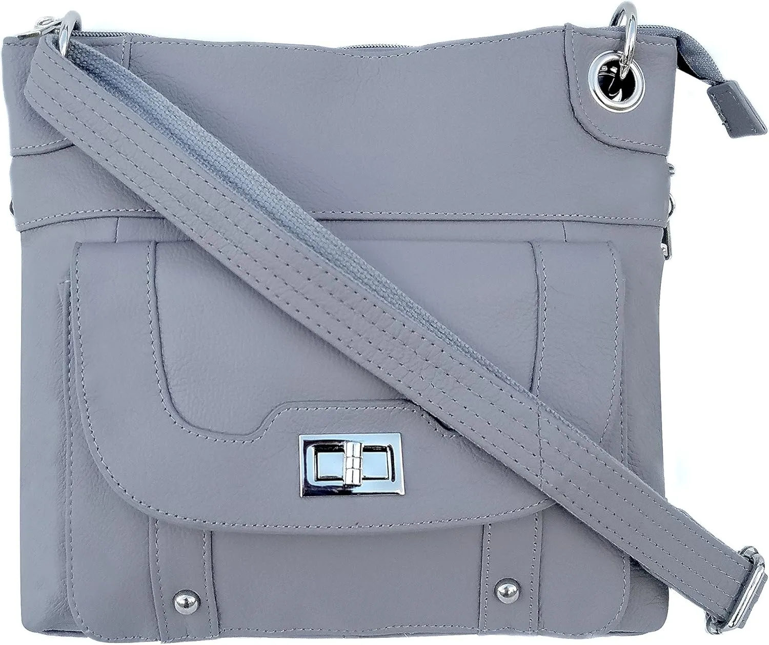 Ladies' Gun Concealment Crossbody Bag Grey