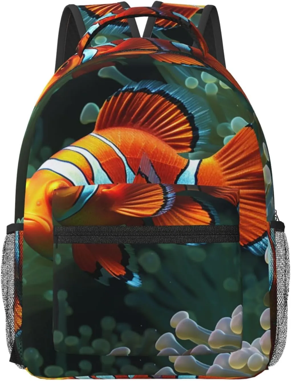 Laptop Backpack for Men Women Lightweight Travel Backpack Fish background Daypack Laptop Bag for Travel