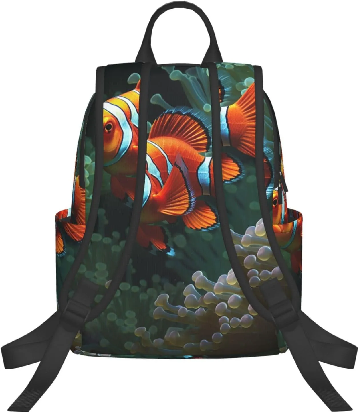Laptop Backpack Lightweight Backpack for Men Women Daypack Fish background Laptop Bag Casual Backpack for Travel