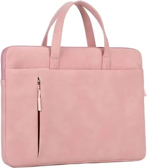 Laptop Bag 13.3 14 15.6 Inch Laptop Computer Ladies Men Handbag PU Leather Briefcase