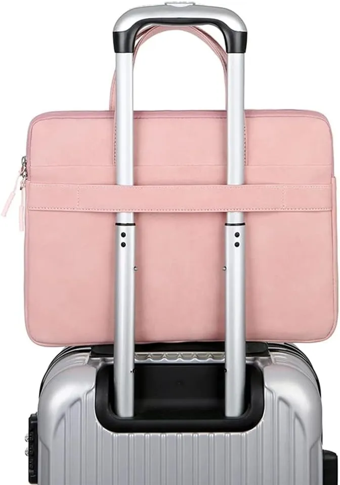 Laptop Bag 13.3 14 15.6 Inch Laptop Computer Ladies Men Handbag PU Leather Briefcase
