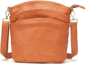 Large Capacity Hobo Handbag Leather Travel Messenger Satchel Crossbody for Women