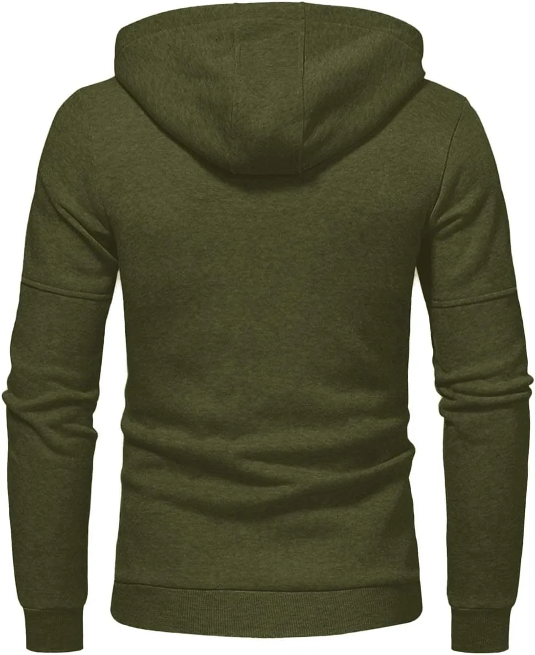 LCMTWX Men's Hooded Fleece Sweatshirt Large Size Sweater Jacket With Zip Pockets Graphic Drawstring Pullover Long Sleeve