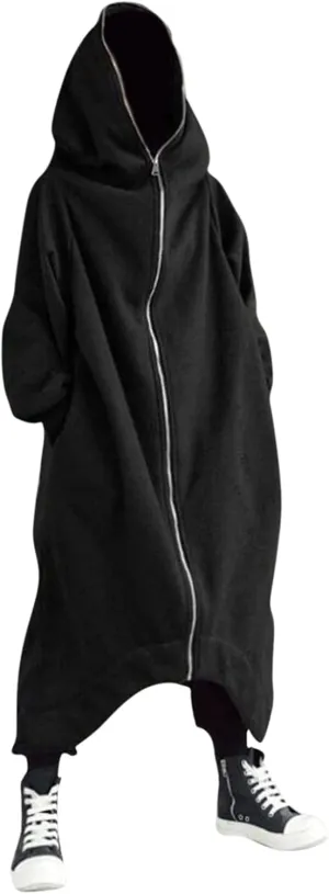 LCMTWX Men's Hooded Fleece Sweatshirt Large Size Sweater Jacket With Zip Pockets Graphic Drawstring Pullover Long Sleeve