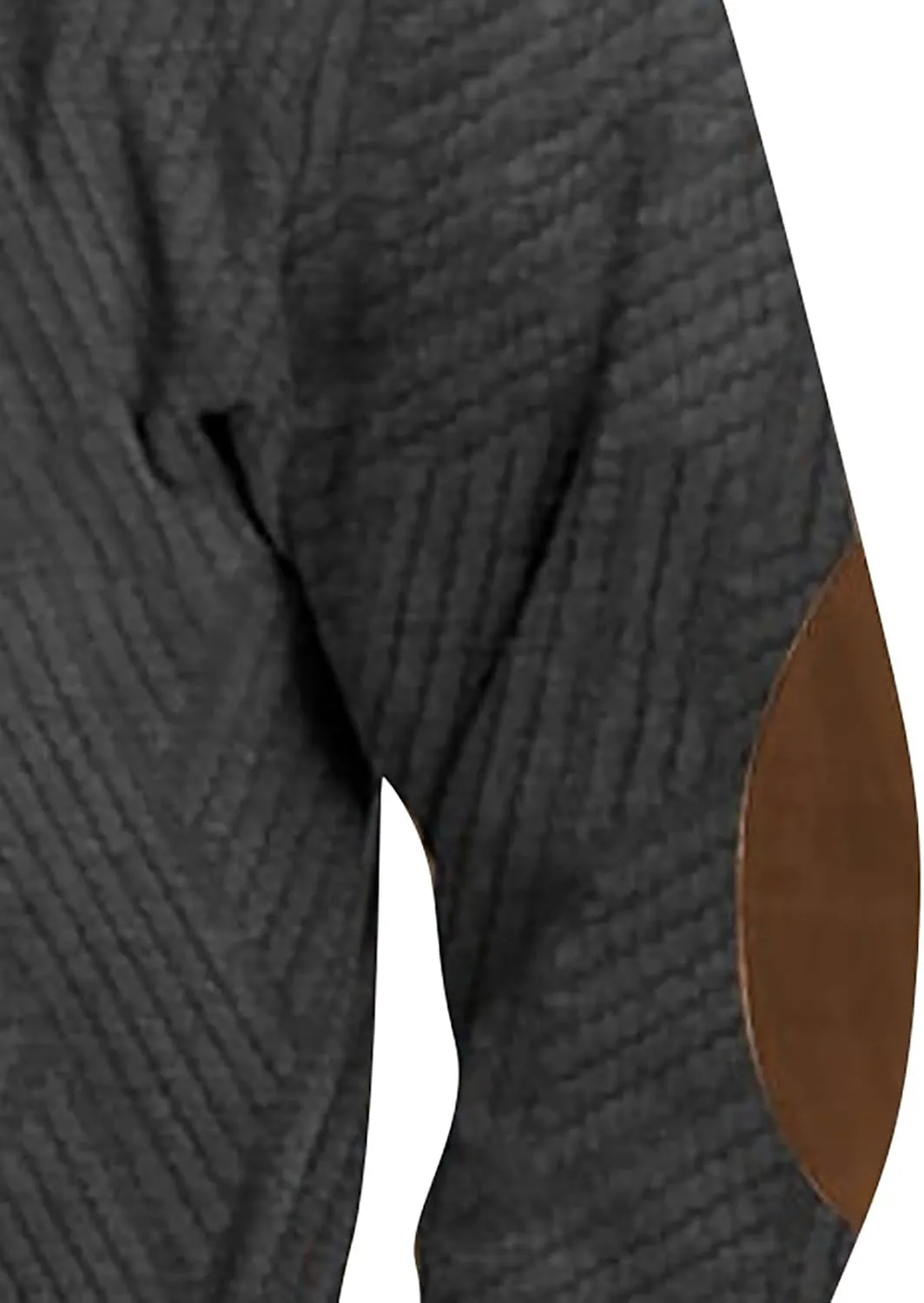 LCMTWX Mens Sweater Mock Neck Collar Button Sweatshirt 1/4 Top Button Long Sleeve Jacket Outdoor Fashion Sweater Collar