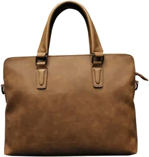 Leather Men's Briefcase Business Laptop Bag Handbag Men's Multifunctional Shoulder Bag
