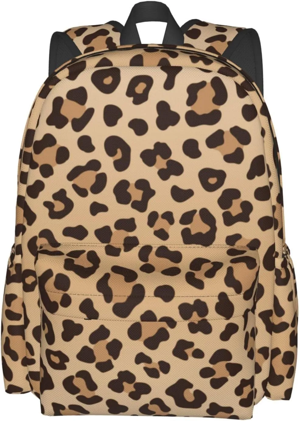 Leopard Print Laptop Backpack For Men Women, Lightweight Daypack Cheetah Animal Skin Bookbag For Daily Commutes Business Travel Hiking