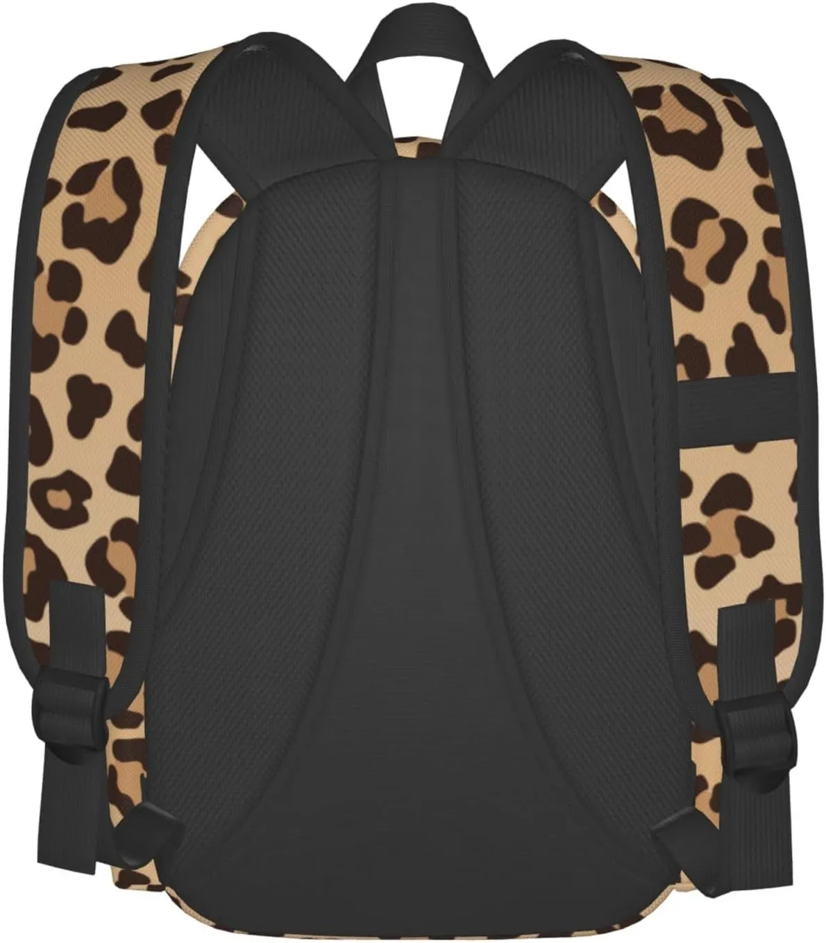 Leopard Print Laptop Backpack For Men Women, Lightweight Daypack Cheetah Animal Skin Bookbag For Daily Commutes Business Travel Hiking