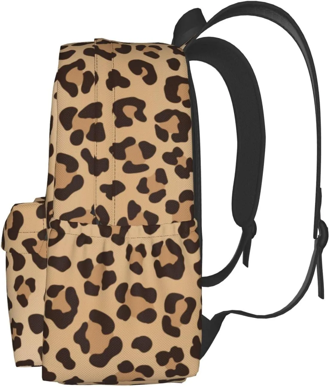 Leopard Print Laptop Backpack For Men Women, Lightweight Daypack Cheetah Animal Skin Bookbag For Daily Commutes Business Travel Hiking
