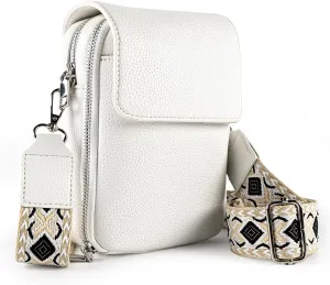 letech  Leather Small Cell Phone Crossbody Bag Purses for Women Cross Body, Travel Bags Gifts