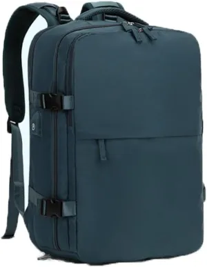 Levettevac Backpack, Levettevac Mochila, Expandable Large Capacity, with Separate Shoe Compartment (Blue)