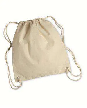 Liberty Bags Drawstring Canvas Cinch Sack - 8875