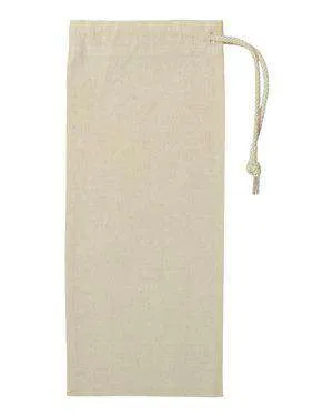 Liberty Bags Drawstring Wine Canvas Tote Bag - 1727