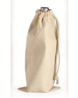 Liberty Bags Drawstring Wine Canvas Tote Bag - 1727