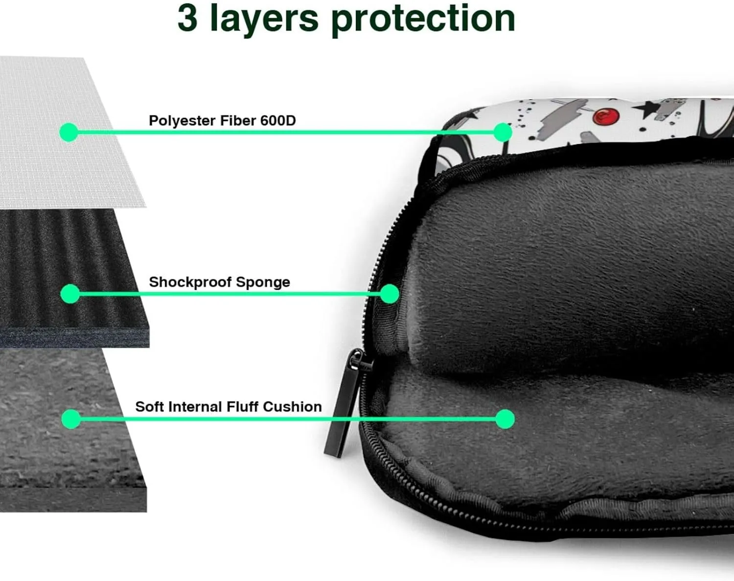 Lips high heels Print Practical Laptop Case Laptop Bag - Stylish Messenger Bag & Laptop Shoulder Bag