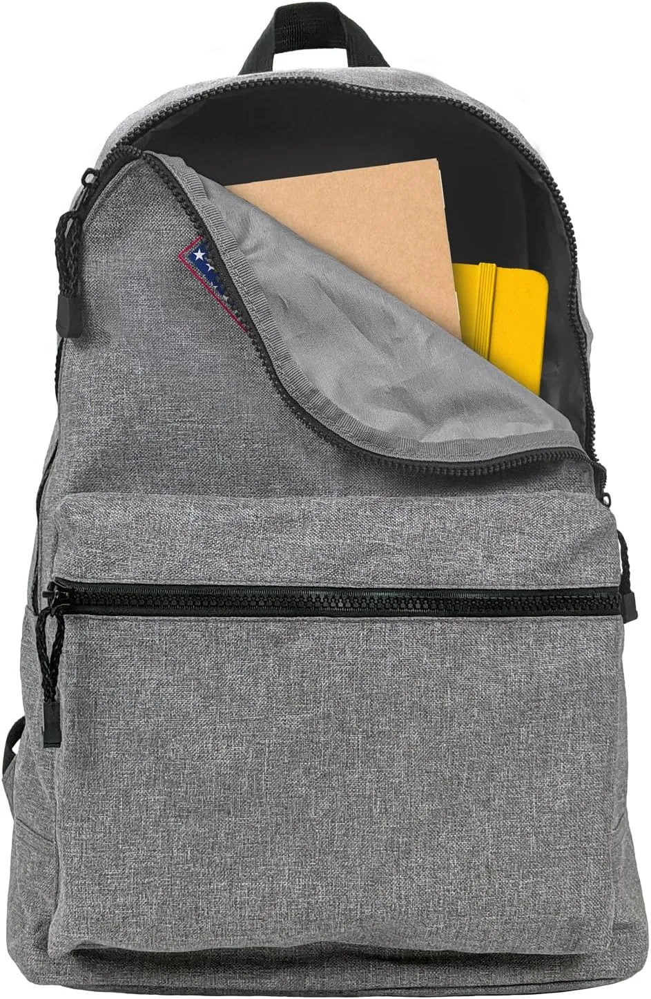 LOGOVISION Superman USA American Flag Shield Logo Lightweight Backpack for Work School Daily Use Packable for Travel