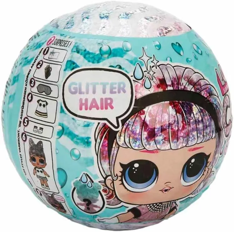 L.O.L. Surprise! Glitter Color Change Doll with 5 Surprises- Collectible Doll Including Sparkly Fashion Accessories, Holiday Toy, Great Gift for Kids Girls Ages 4 5 6  Years Old