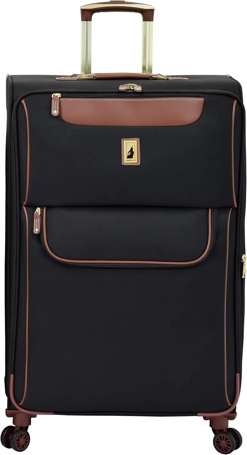 LONDON FOG Westminster 29" Expandable Spinner, Inch, Black