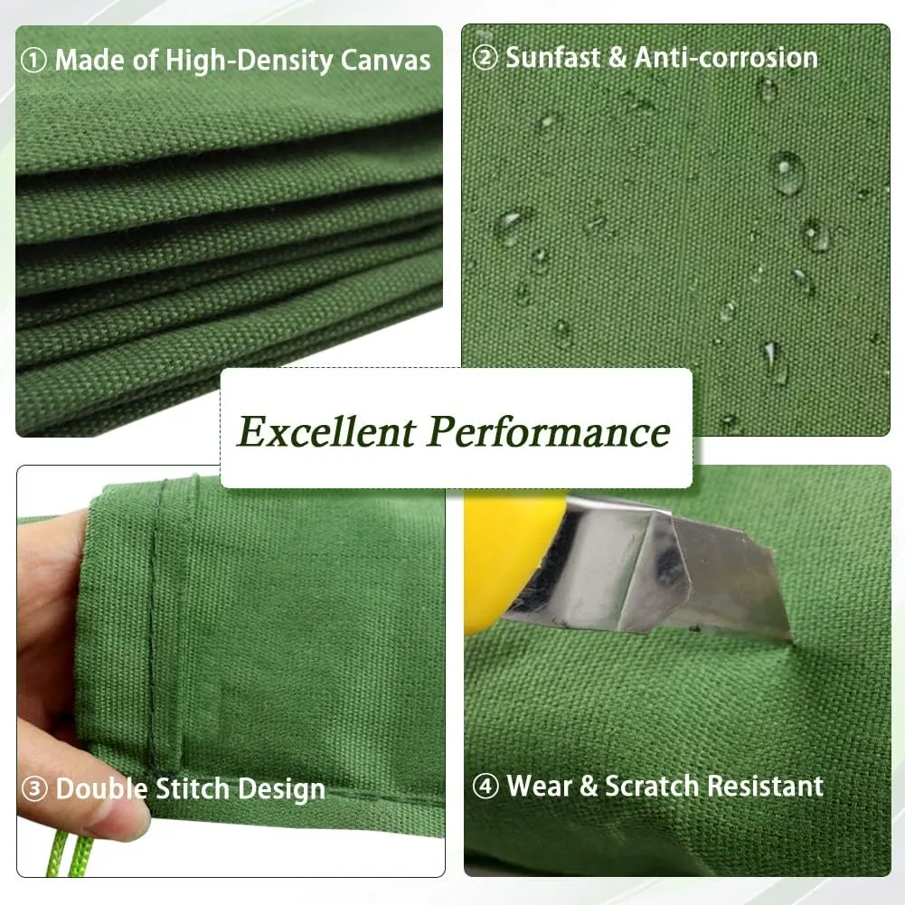 Long Canvas Sandbags for Flooding 3 Pieces Flood Water Barrier Thickened Reusable Hurricane Sandbags for Home Garage Doors Windows