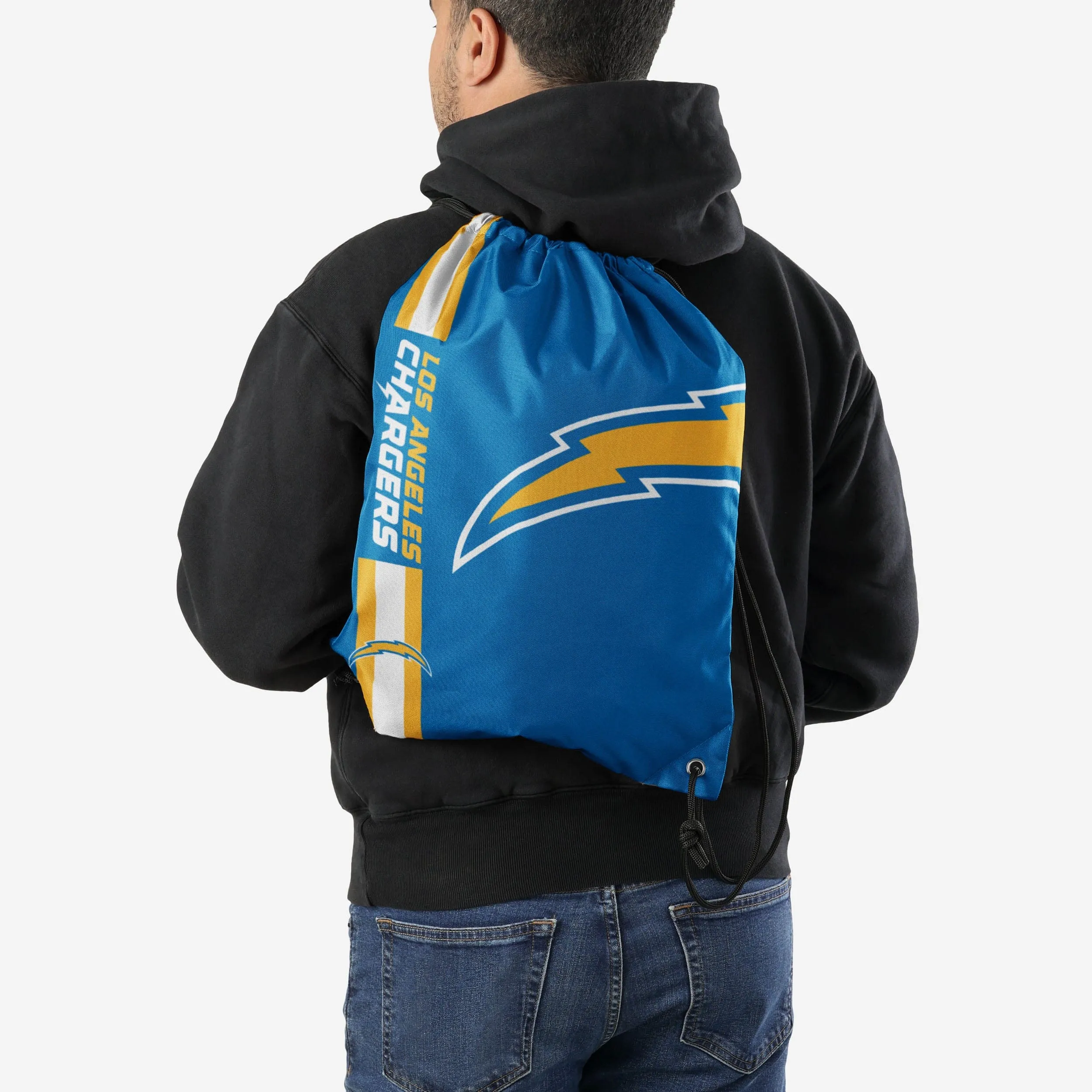 Los Angeles Chargers Big Logo Drawstring Backpack