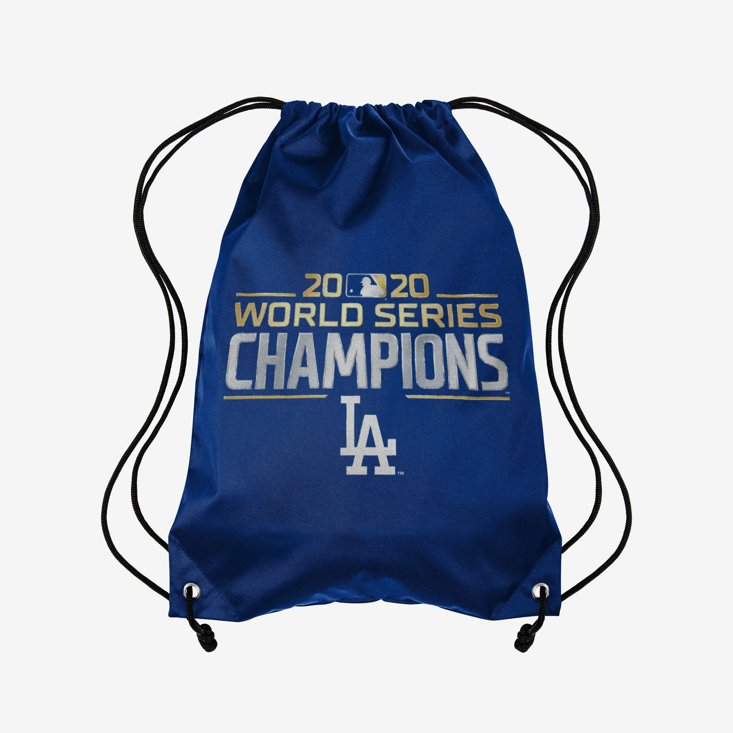 Los Angeles Dodgers 2020 World Series Champions Logo Drawstring Backpack