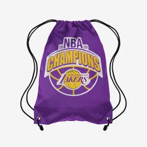 Los Angeles Lakers 2020 NBA Champions Logo Drawstring Backpack