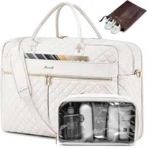 LOVEVOOK Travel Duffle Bag, Weekender Bag for Women with Toiletry Bag Shoe Bag, Carry on Overnight Bag with Laptop Compartment, Gym Duffel Bag with Wet Pocket, Hospital Bag for Labor and Delivery