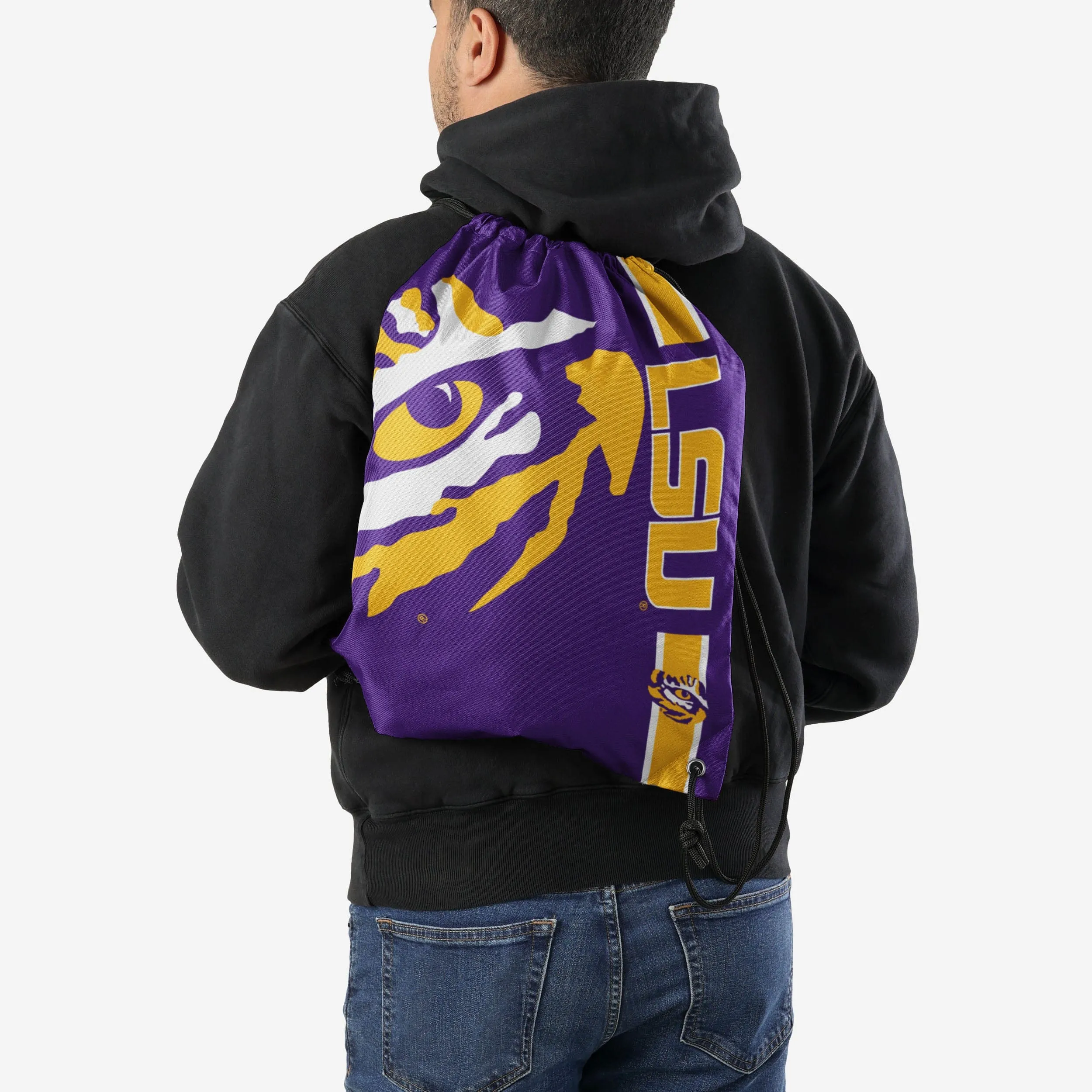 LSU Tigers Big Logo Drawstring Backpack