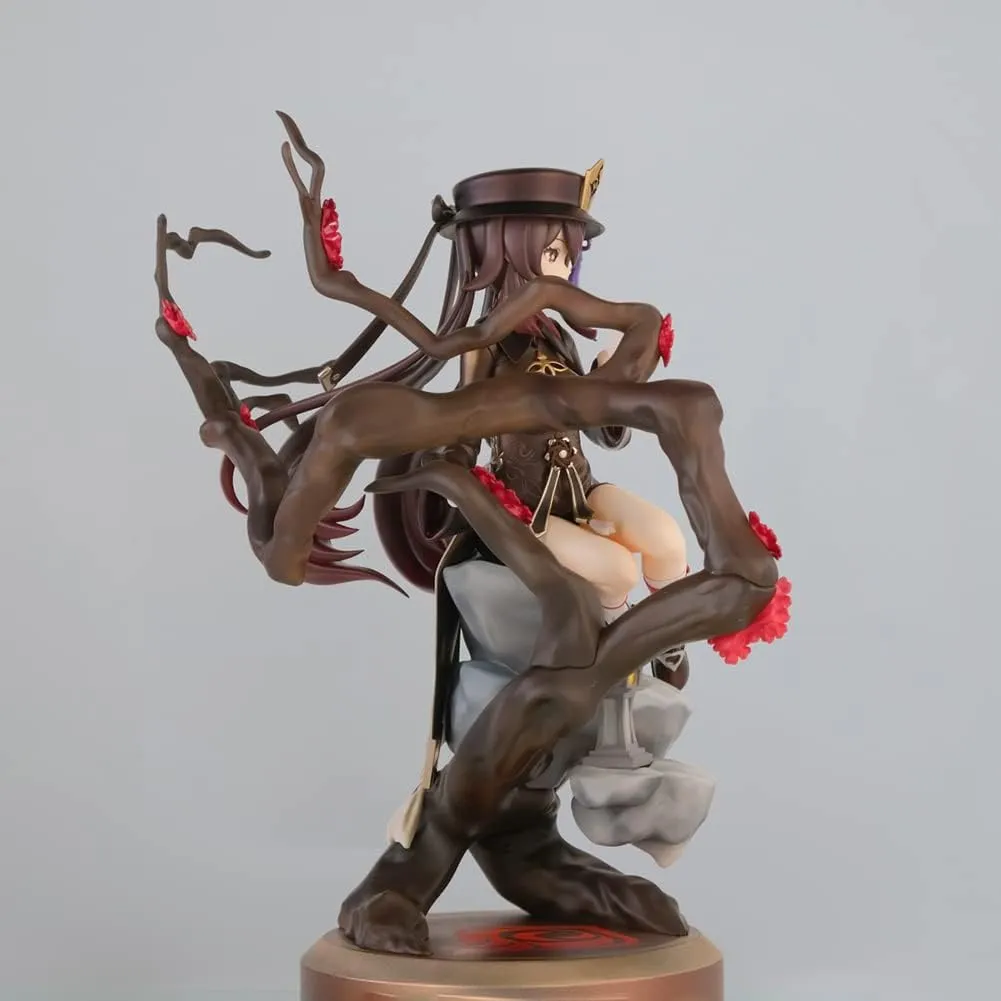 LUNK Anime Figurine Hutao Action Figure Landscape-Environmental Seated Model Doll Ornament PVC Statue Model Collection Models Toys Gifts