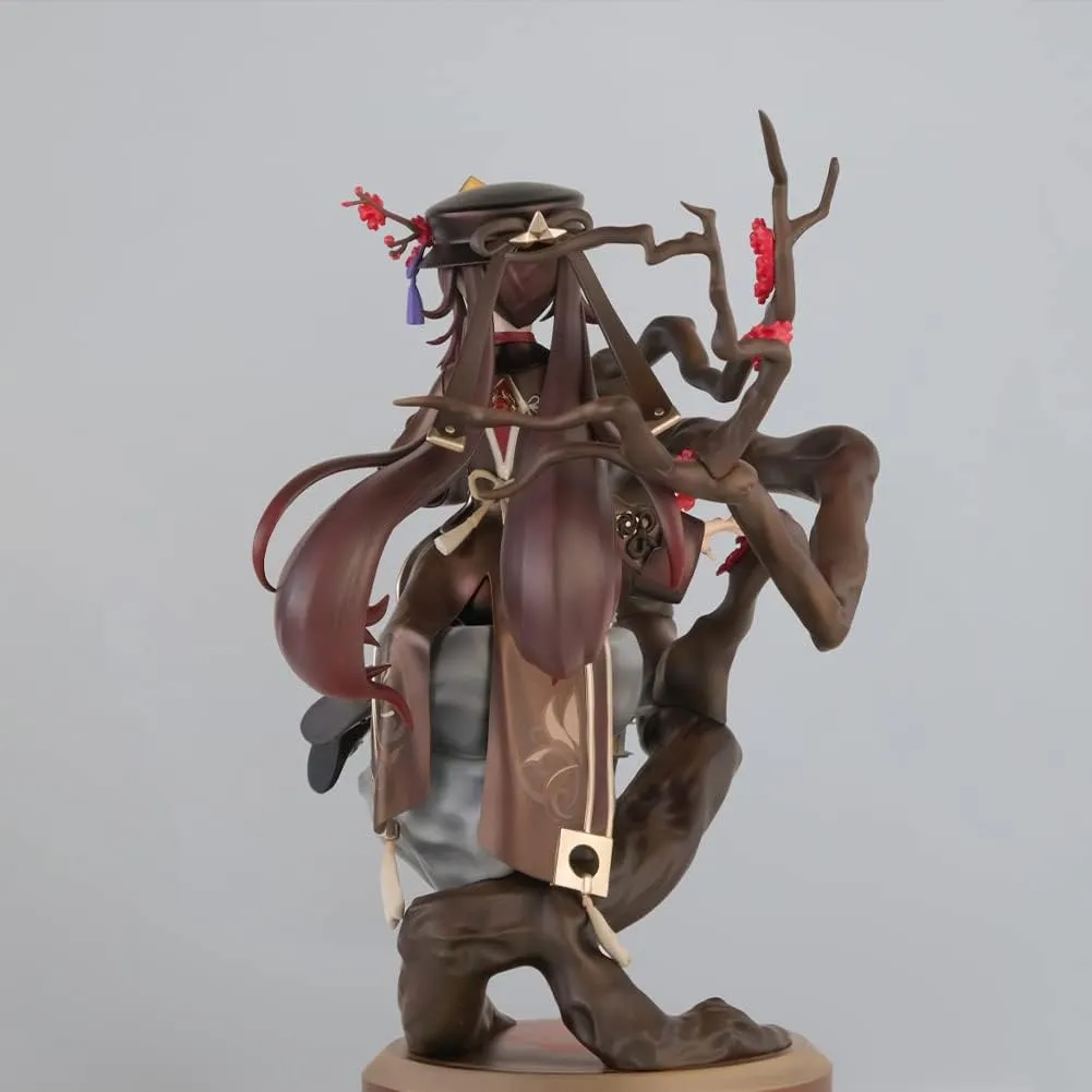 LUNK Anime Figurine Hutao Action Figure Landscape-Environmental Seated Model Doll Ornament PVC Statue Model Collection Models Toys Gifts