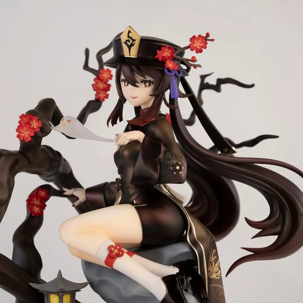 LUNK Anime Figurine Hutao Action Figure Landscape-Environmental Seated Model Doll Ornament PVC Statue Model Collection Models Toys Gifts