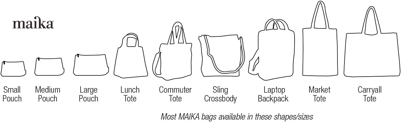 MAIKA Recycled Canvas Carryall Tote Bag