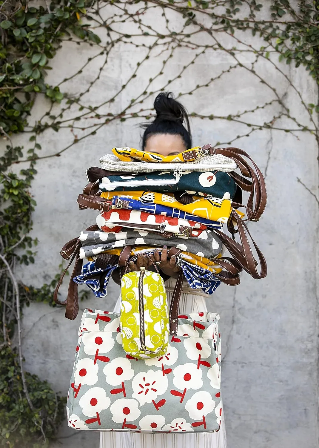 MAIKA Recycled Canvas Carryall Tote Bag