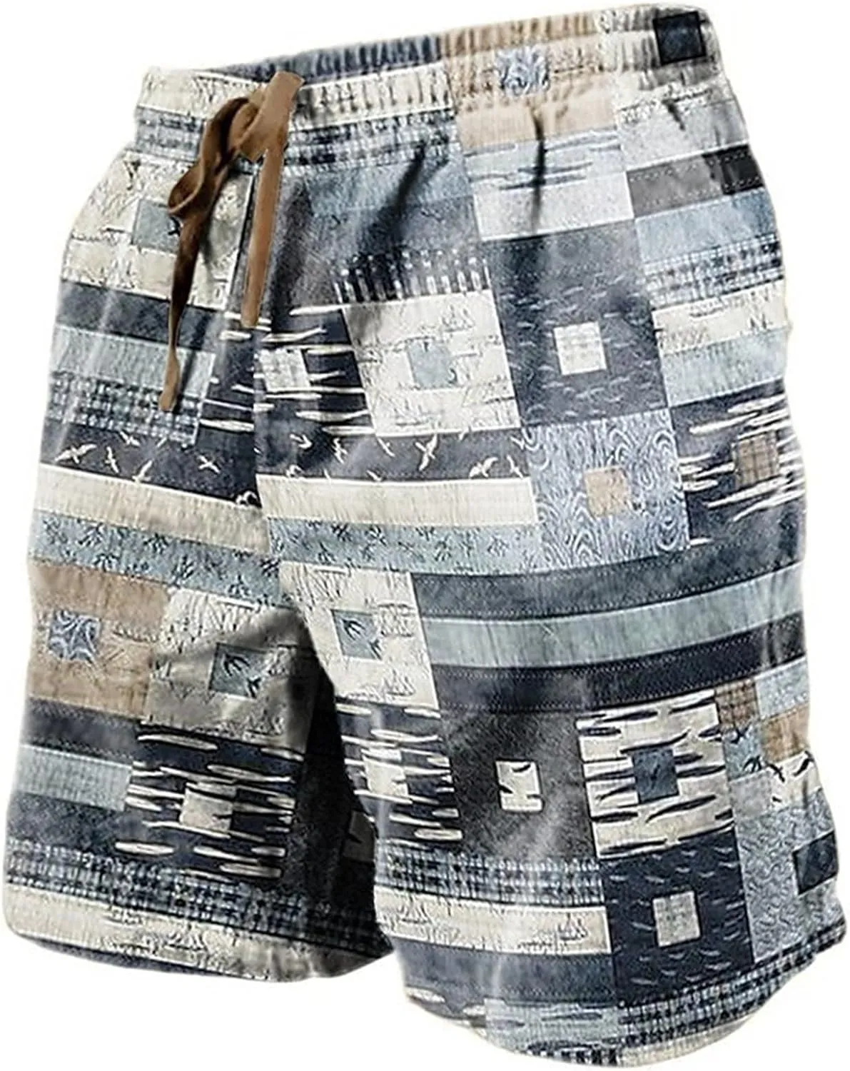 Man Clothes Leisure and Fitness Sports Plus Size Five Quick Drying Beach Pants Shorts Shorts Men No Mesh Swim Men