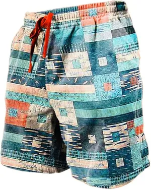 Man Clothes Leisure and Fitness Sports Plus Size Five Quick Drying Beach Pants Shorts Shorts Men No Mesh Swim Men