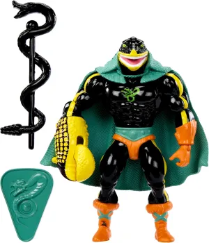 Masters of the Universe Motu Origins Cartoon Collection Lord Gr'asp, Snake Man Action Figure with Claw, Shield and Staff, Toy Gift for Boys and Girls  6 Years, HYD30
