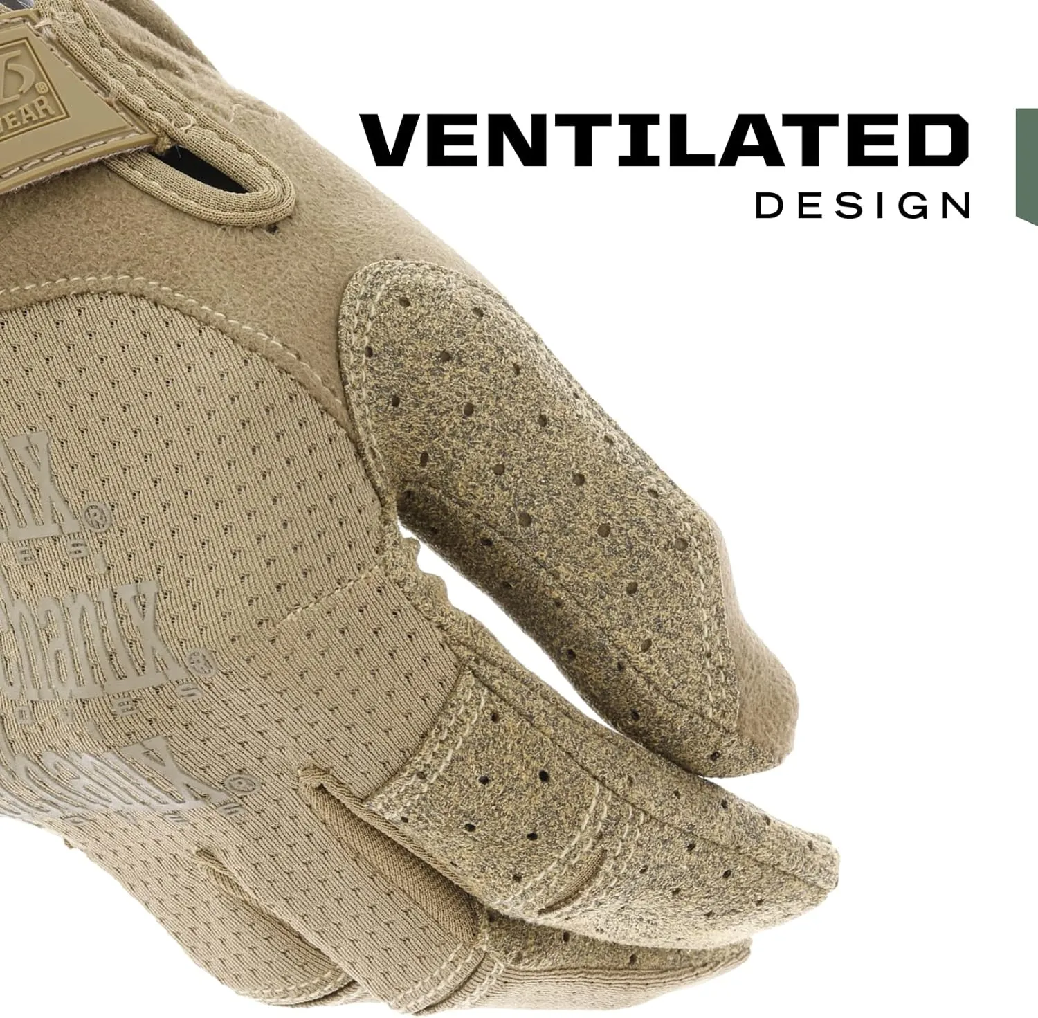 Mechanix Wear: Tactical Specialty Vent Tactical Gloves, Touch Capable, High Dexterity, Gloves for Airsoft, Paintball, and Field Work, Work Gloves for Men (Brown, X-Large)