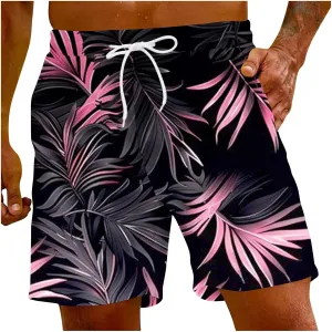 Men 2 Piece Shorts Set Dye Sports Shorts Casual Beach Couple Pants Jean Shorts Mens Swim with Drawstring Mens Swim