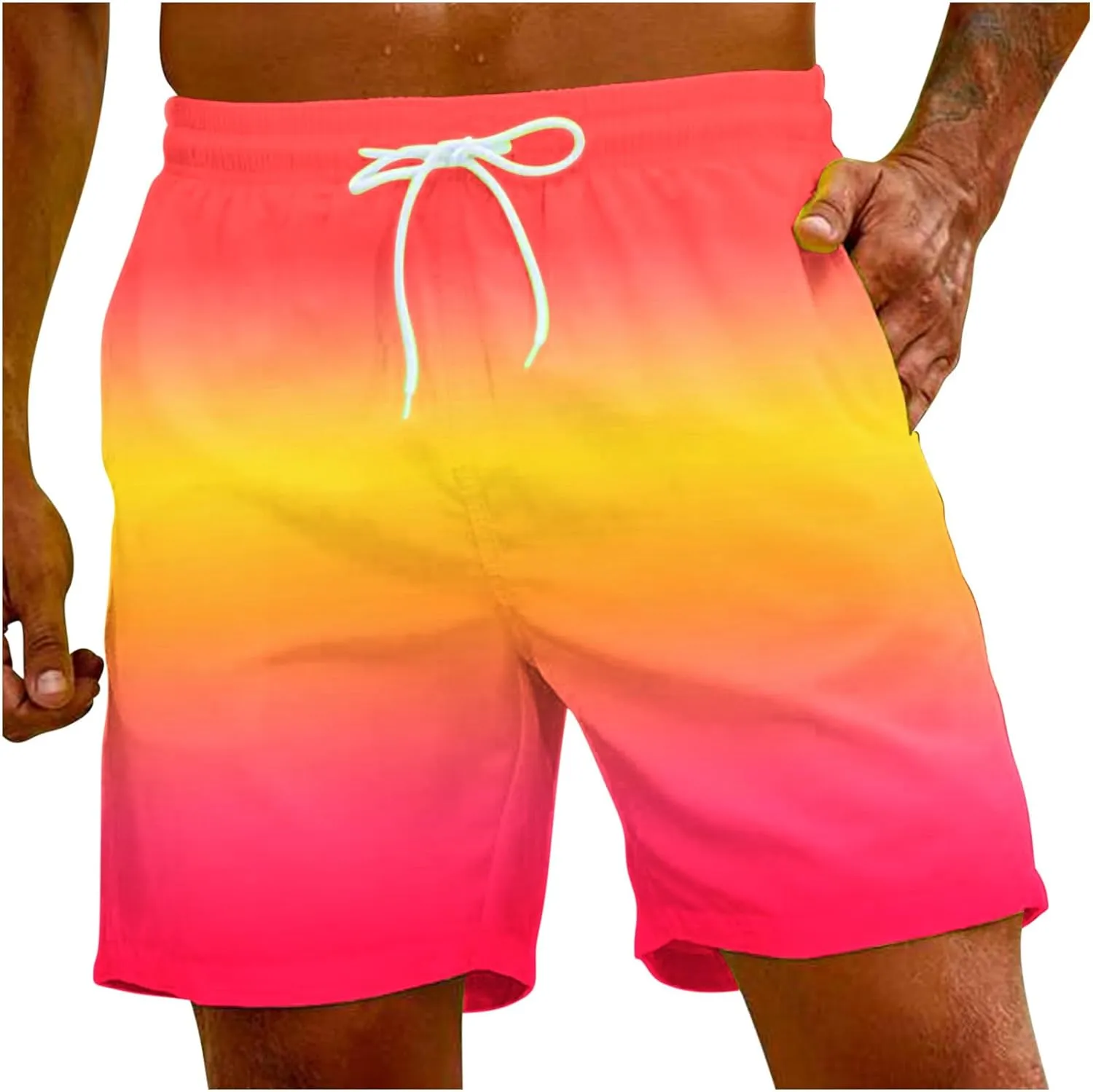 Men Casual Shorts Leather Label Shorts Beach Shorts Beach Swim Shorts Khaki Shorts Men Slim Fit Short De para Men