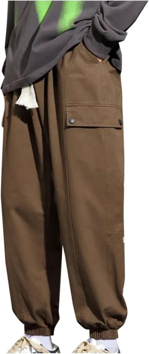 Mens Cargo Casual Pants Plus Size Baggy Pants Joggers Athletic Pants Trendy Classic Pants Travel Stretch Pants
