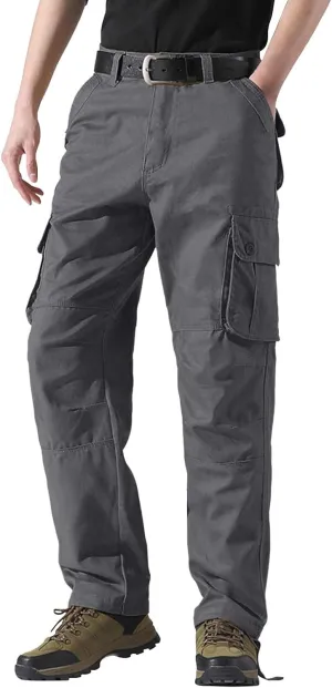 Mens Cargo Pant Drying Casual Pants Multi Pocket Outdoor Sports Hiking Loose Workout Joggers Stretch Sweatpants Mens
