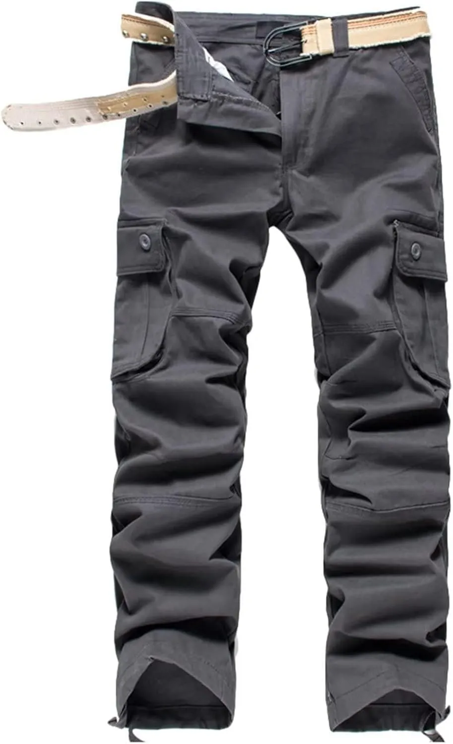 Mens Cargo Pant Drying Casual Pants Multi Pocket Outdoor Sports Hiking Loose Workout Joggers Stretch Sweatpants Mens