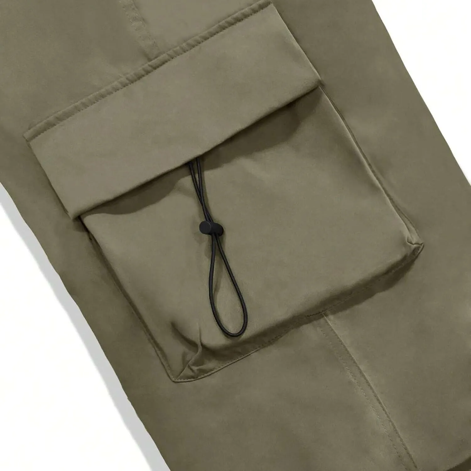 Men's Cargo Pants Casual Stretch Elasticated Waist Pant Combat Work Pant with Pockets
