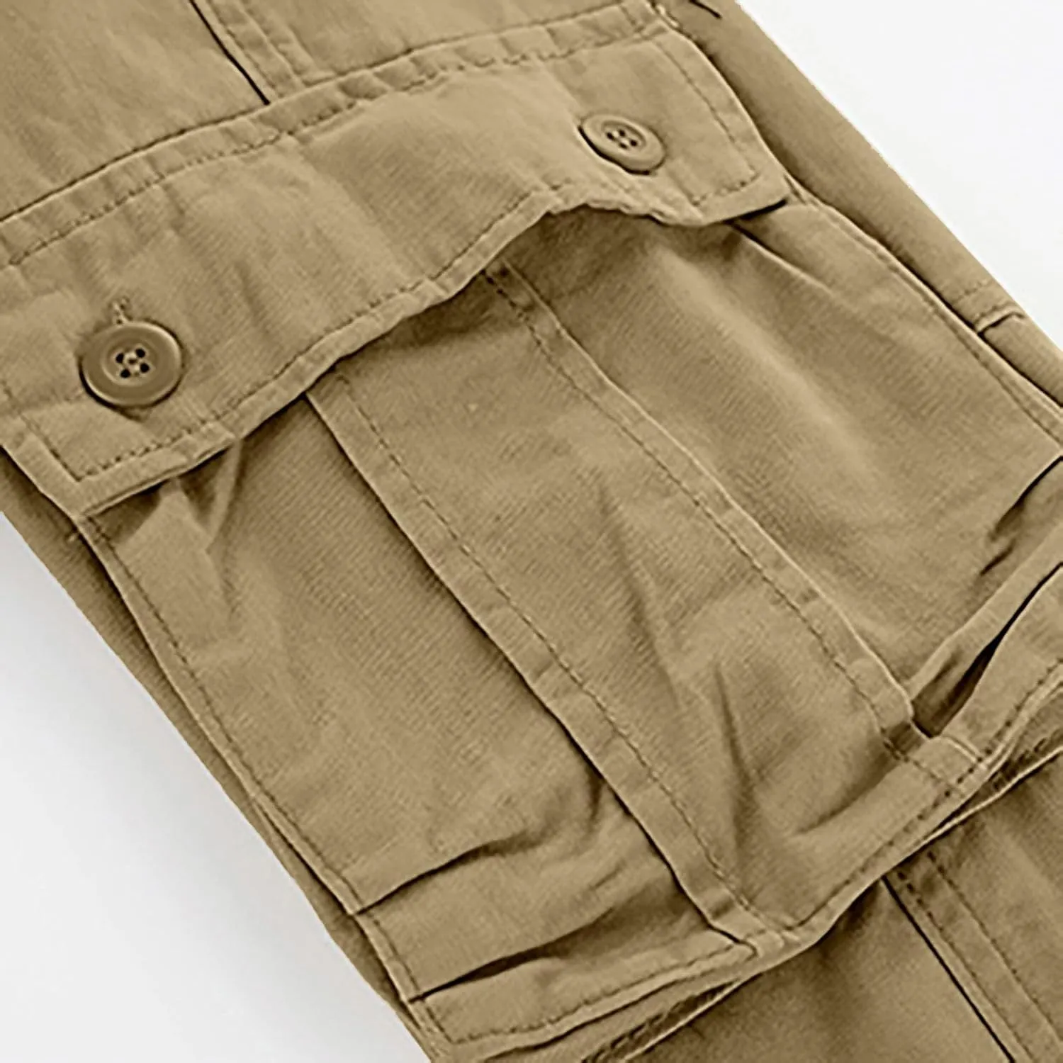 Men's Casual Cargo Pants Workout Joggers Stretch Sweatpants Hiking Drawstring Tactical Trousers with Multi Pockets