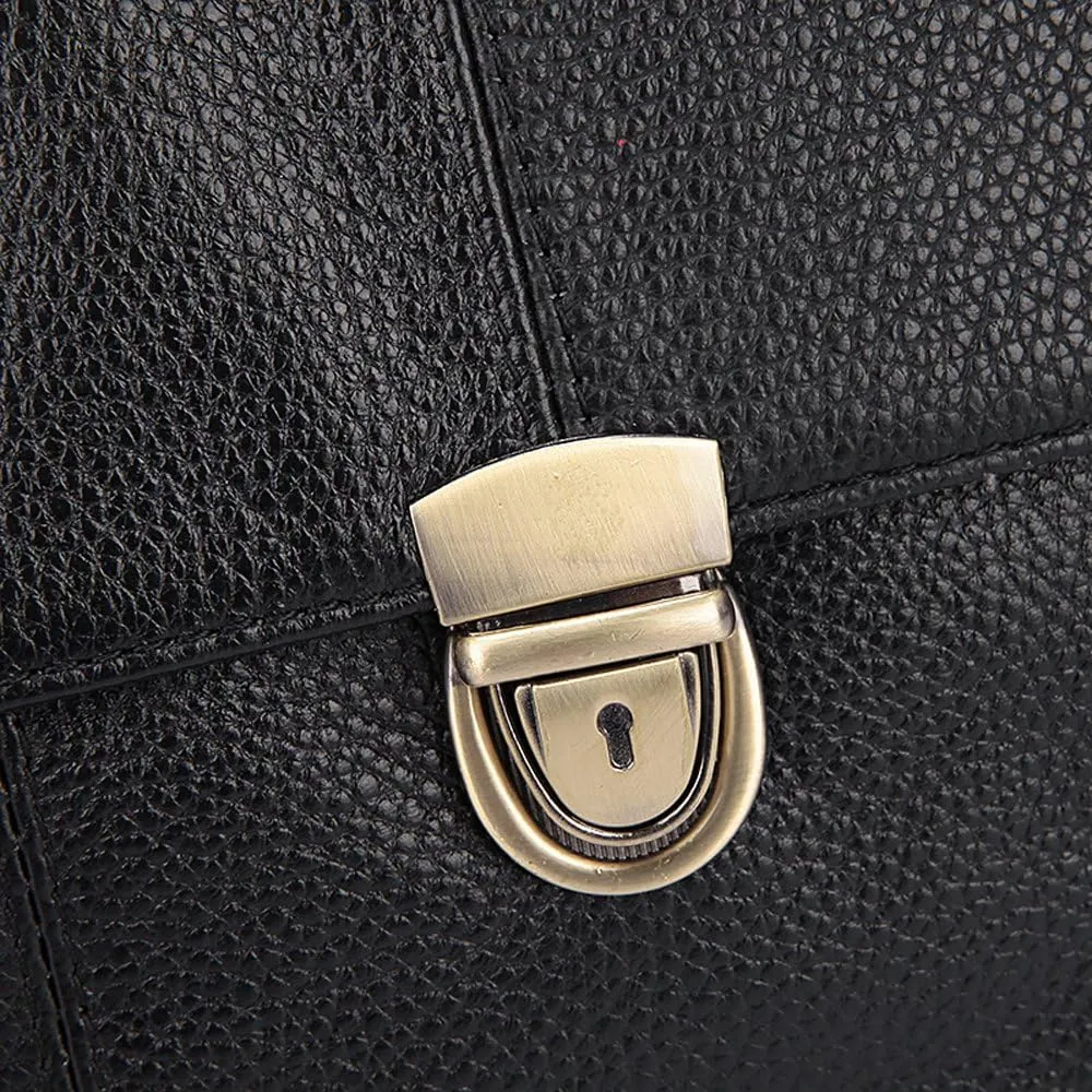 Men's Casual Leather Briefcase