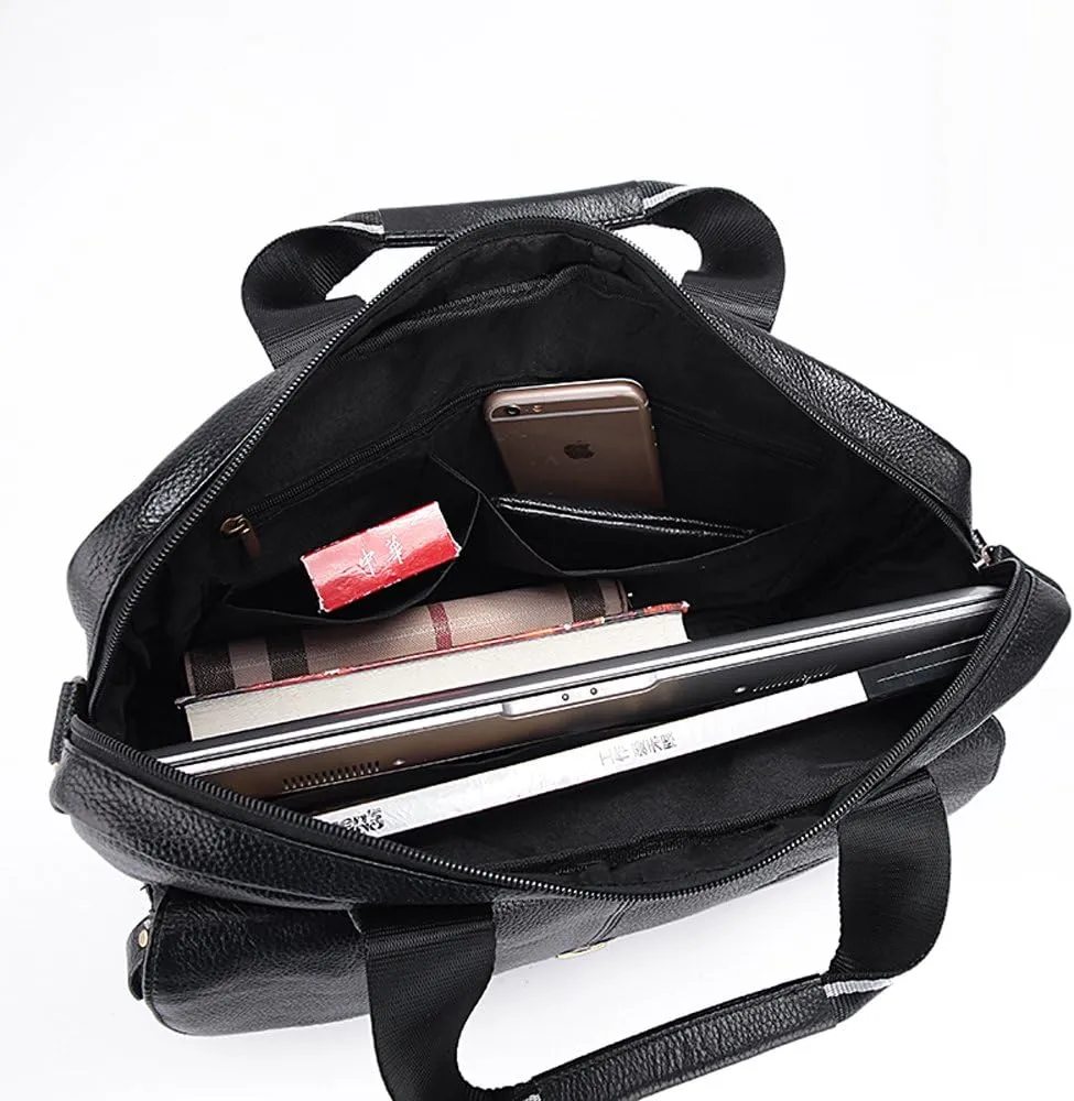 Men's Casual Leather Briefcase