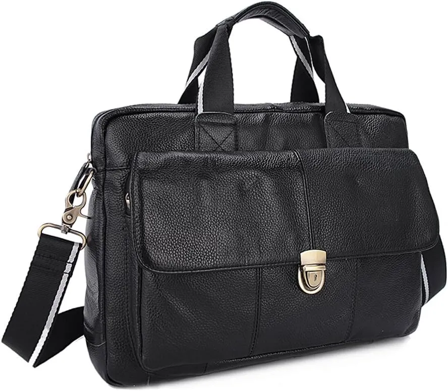Men's Casual Leather Briefcase
