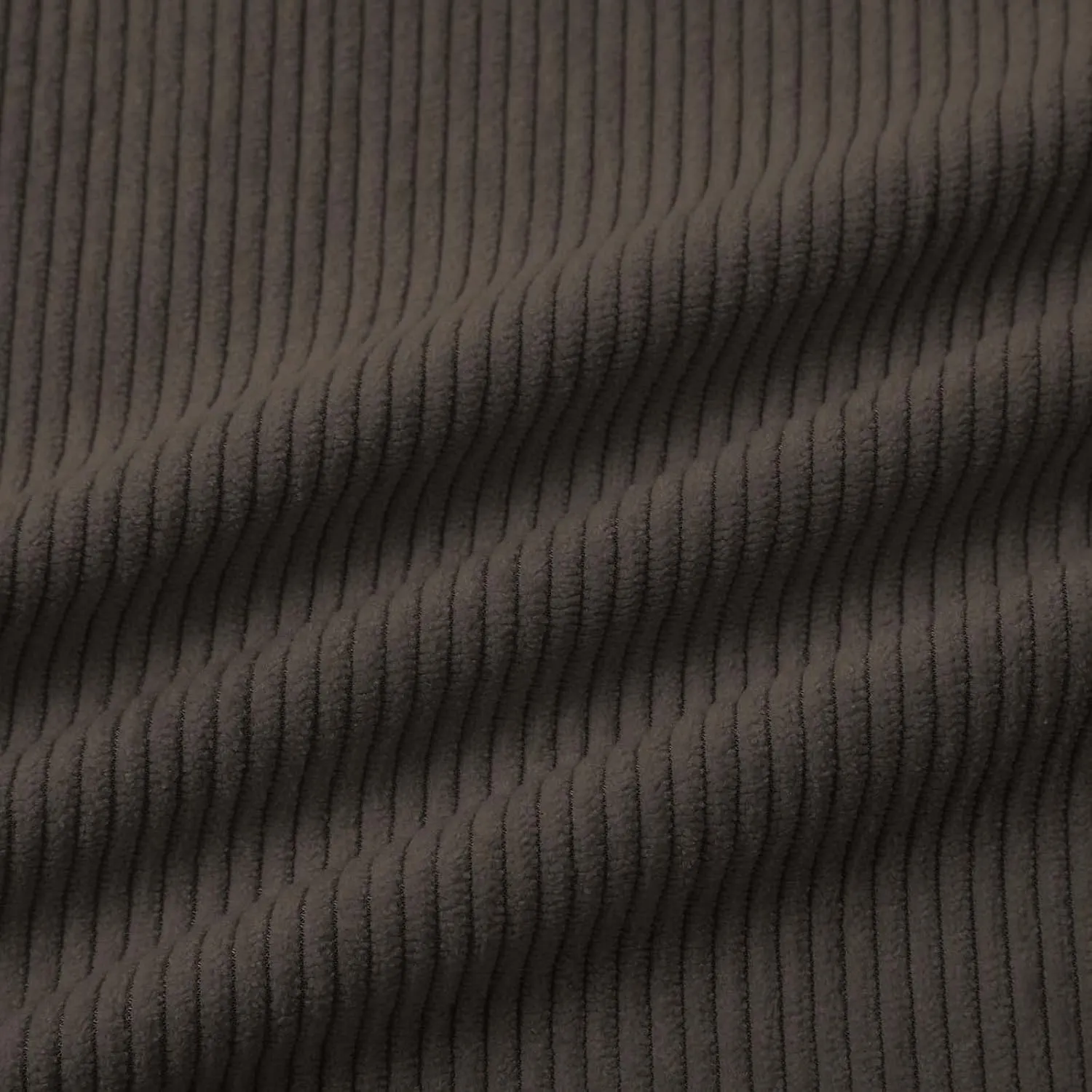 Mens Corduroy Sweatshirt Casual Stand Collar Button Up Pullover Long Sleeve Polo Sweater Shirts with Elbow Patches