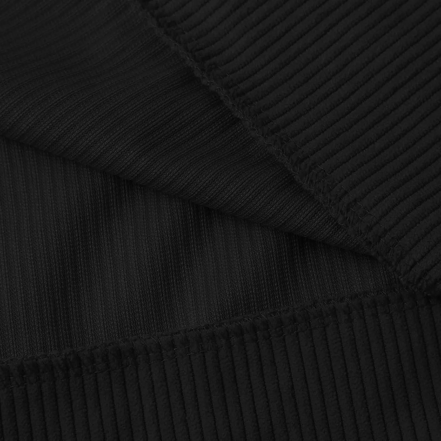 Mens Corduroy Sweatshirt Casual Stand Collar Button Up Pullover Long Sleeve Polo Sweater Shirts with Elbow Patches